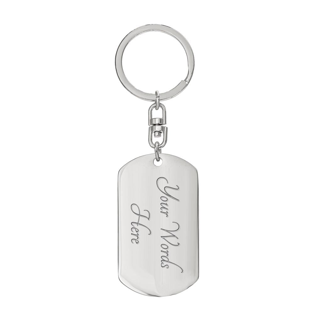 To My Son Love Dad | Dog Tag