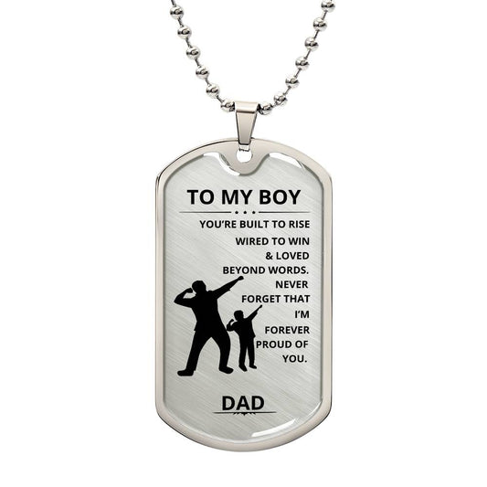 To My Boy | Dog Tag