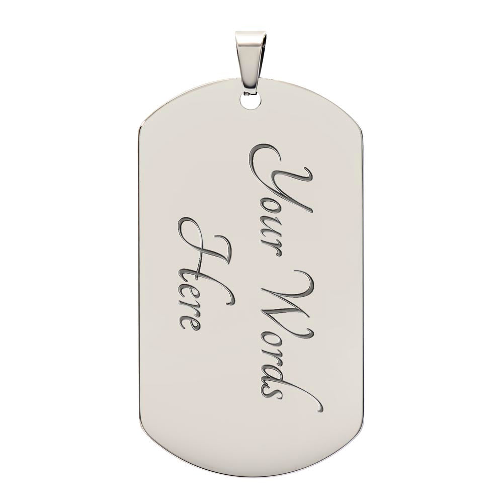 To My Boy | Dog Tag