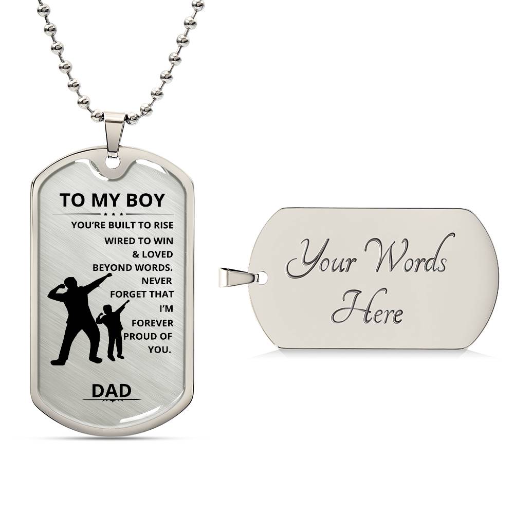 To My Boy | Dog Tag