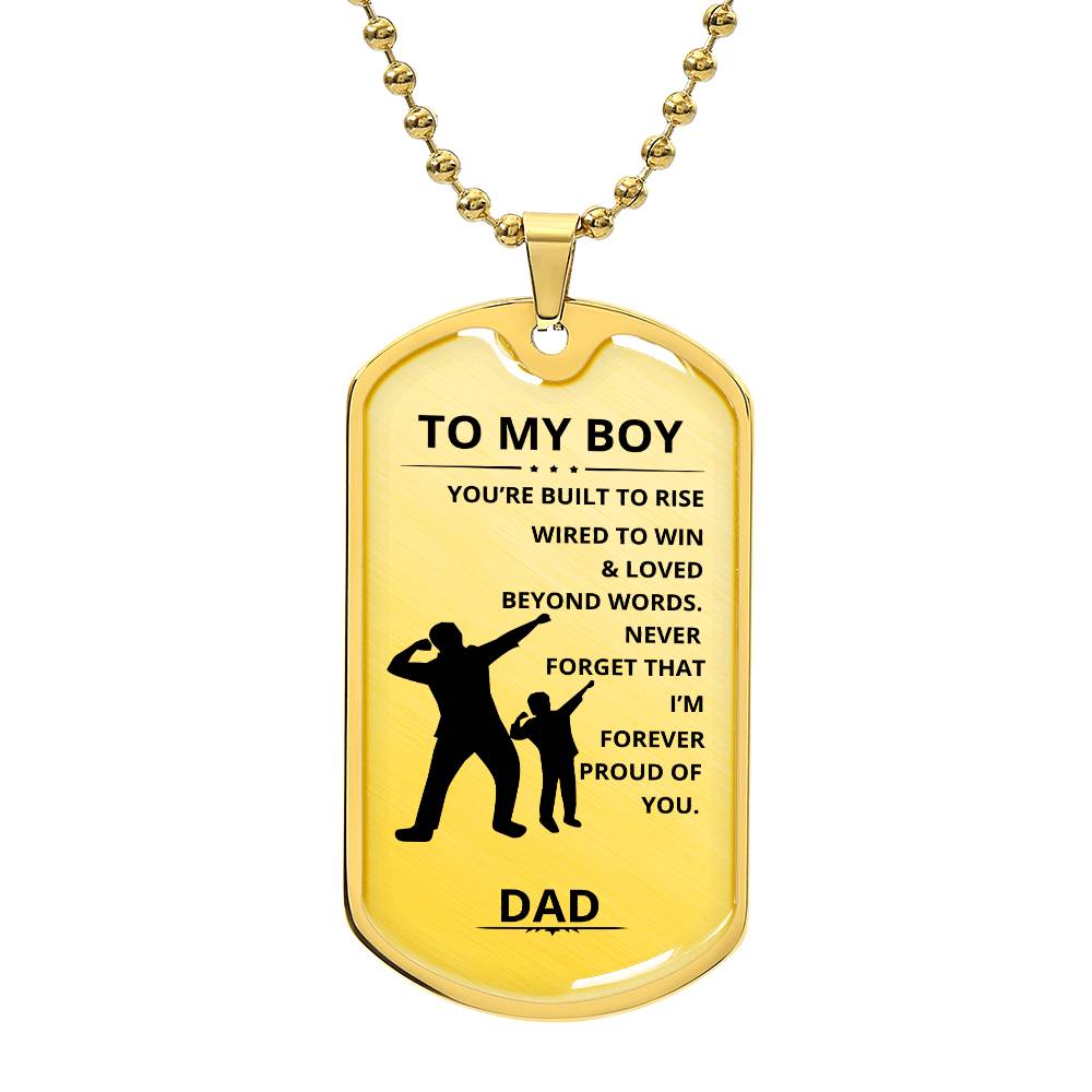 To My Boy | Dog Tag