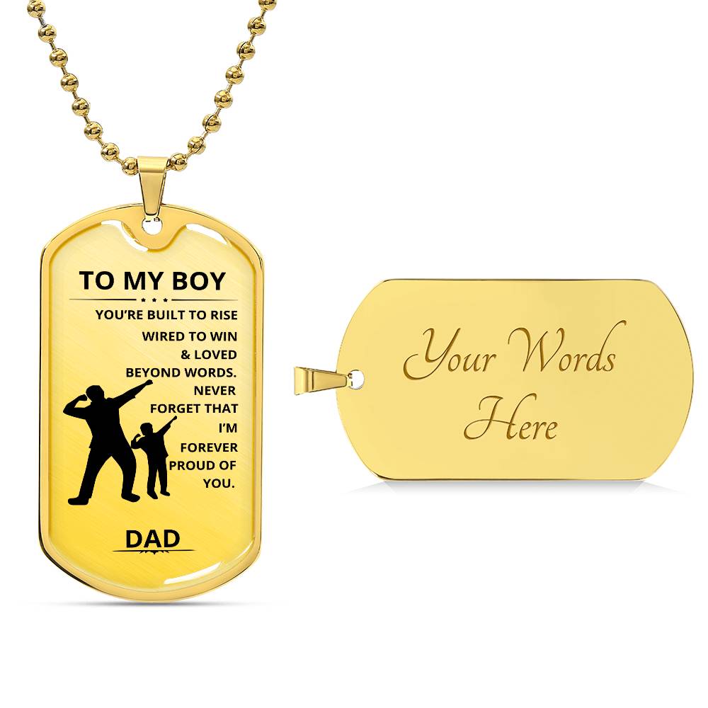 To My Boy | Dog Tag