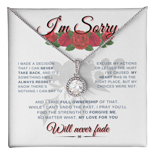 Will Never Fade "I'm Sorry" | Eternal Hope Necklace