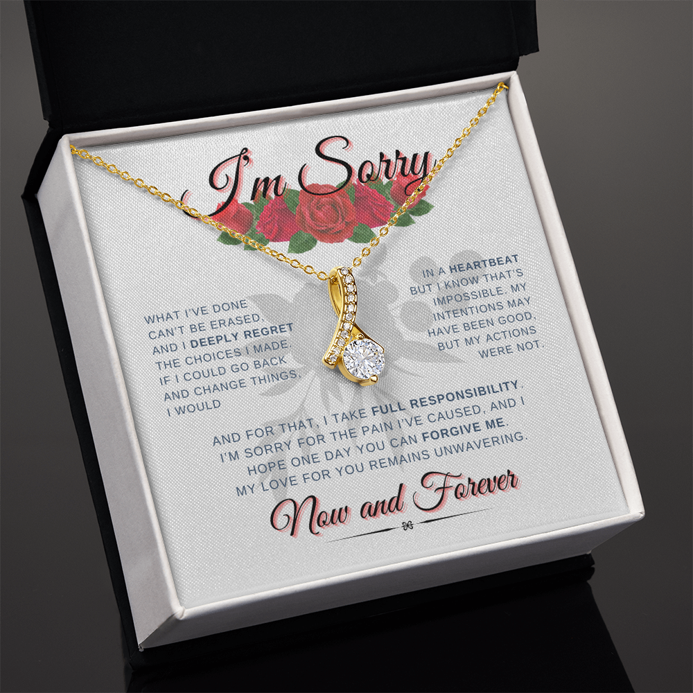 I'm Sorry Now & Forever | Alluring Beauty Necklace