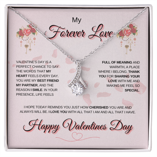 My Forever Love | Happy Valentine's Day Alluring Beauty Necklace – A Gift as Captivating as Your Love