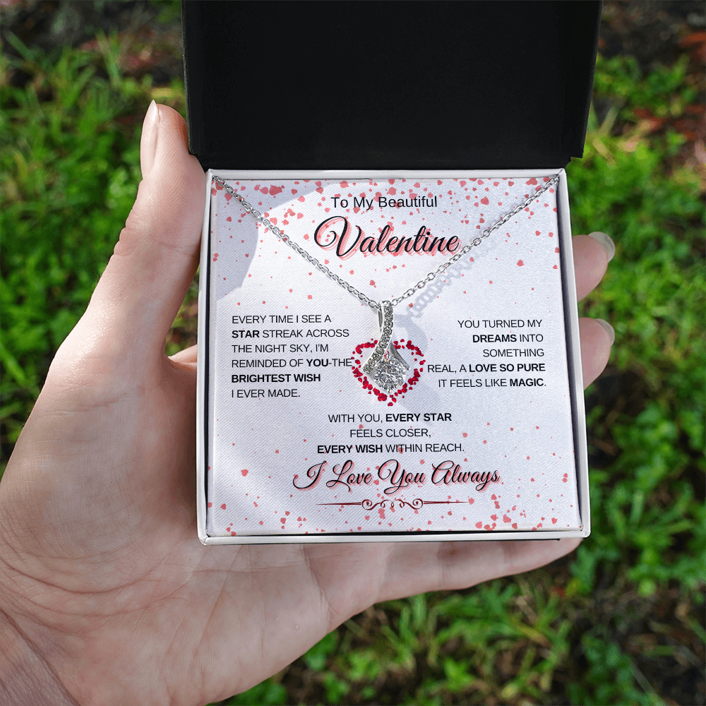 To My Beautiful Valentine | Alluring Beauty Necklace