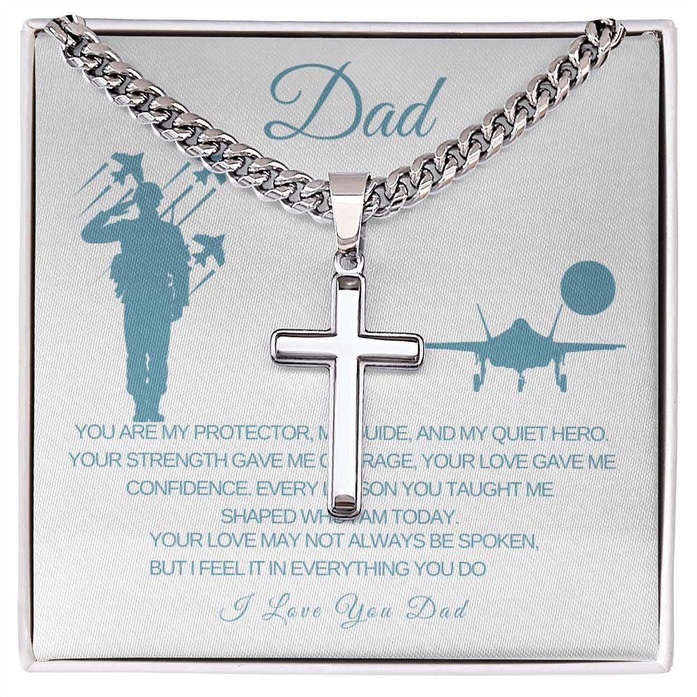 Military Dad | Cross Necklace II