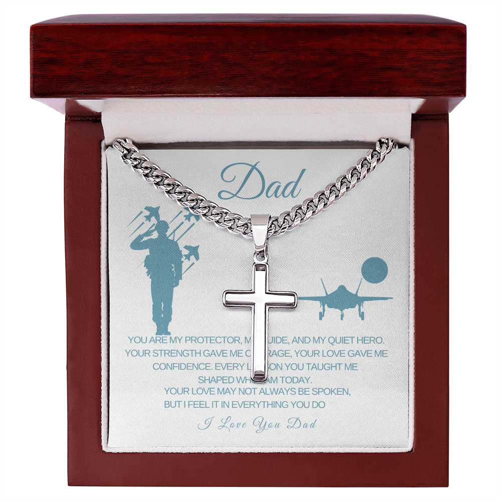 Military Dad | Cross Necklace II