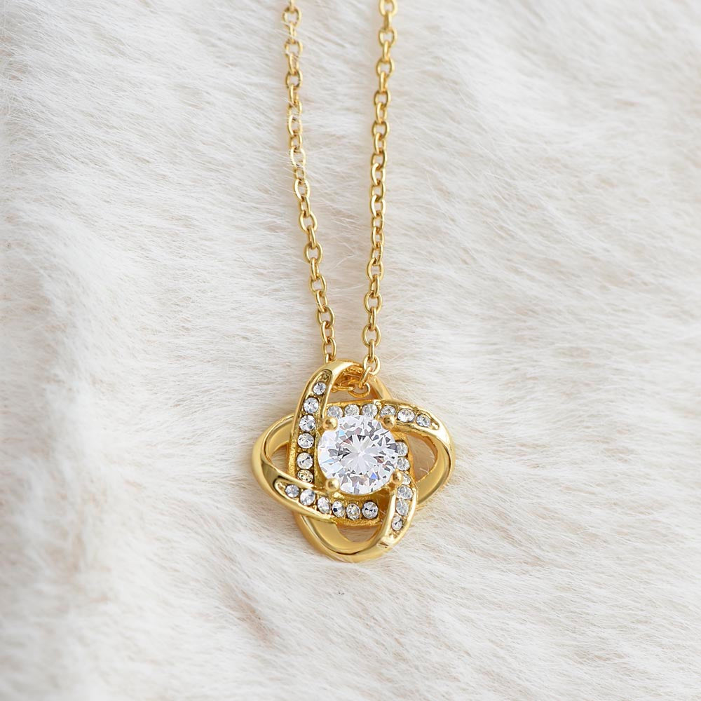 To My Soulmate: ‘The Moon' Love Knot Necklace – A Gift as Timeless as Our Love