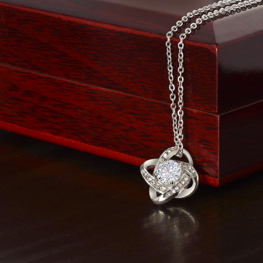 To My Soulmate: ‘The Moon' Love Knot Necklace – A Gift as Timeless as Our Love