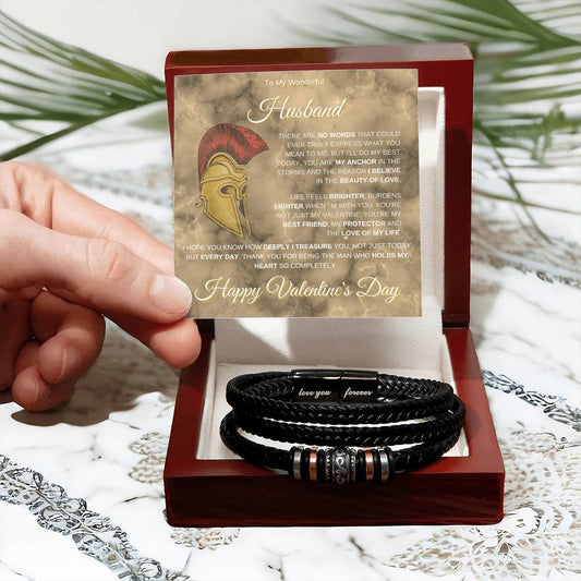 My Wonderful Husband | Warrior Valentine's Day | Love You Forever Bracelet