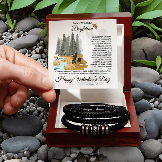 To My Boyfriend | Angler Valentine's Day | Love you Forever Bracelet