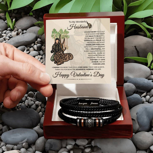 To My Husband | Hunter Valentine's Day | Love you Forever Bracelet