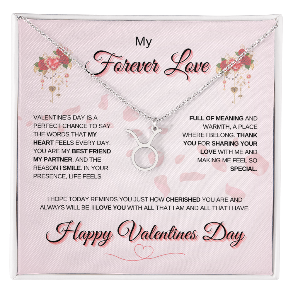 My Forever Love Zodiac Symbol Necklace: A Perfect Valentine's Day Keepsake