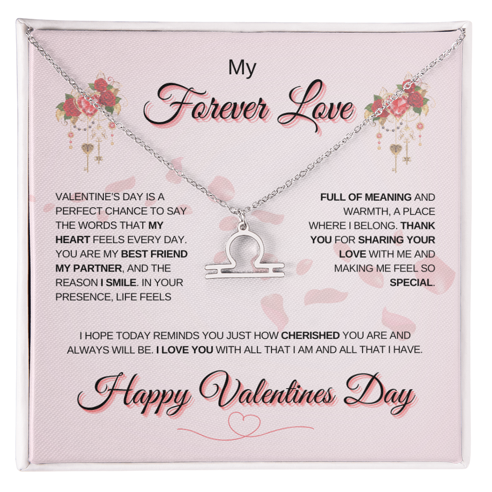 My Forever Love Zodiac Symbol Necklace: A Perfect Valentine's Day Keepsake