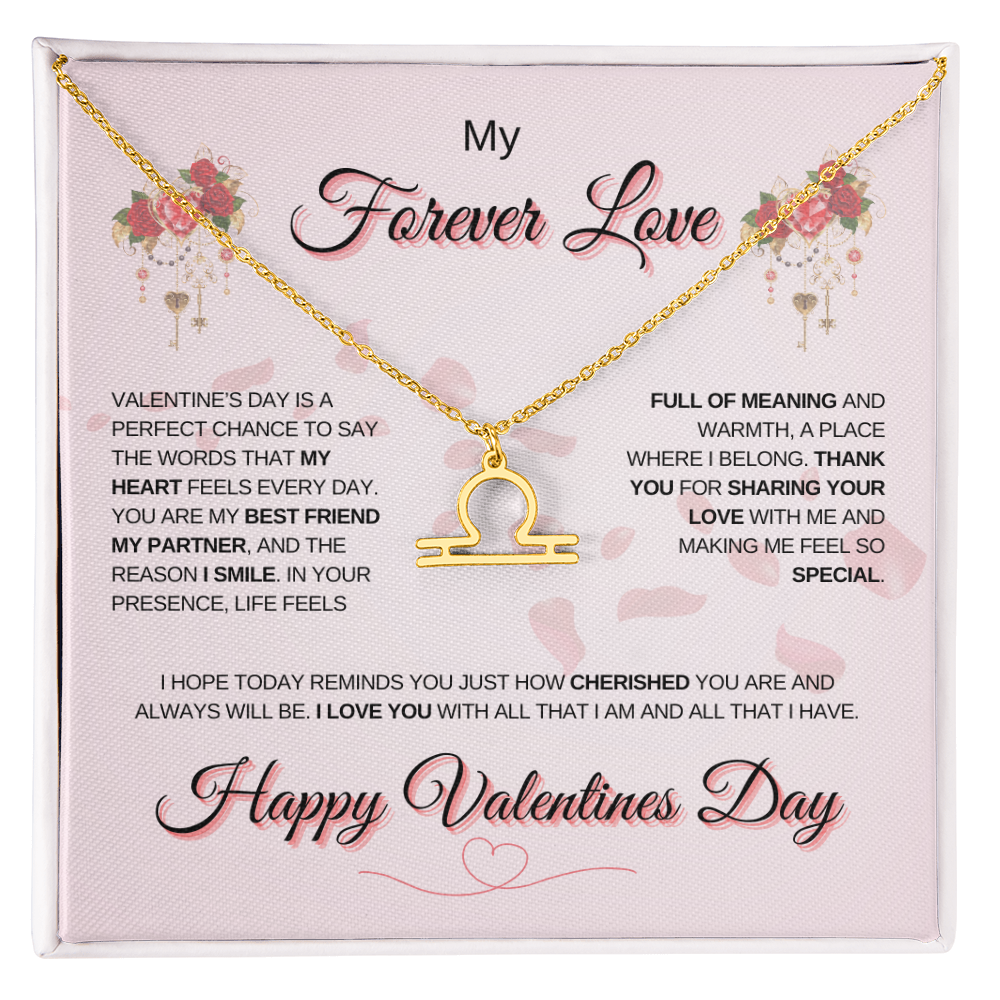 My Forever Love Zodiac Symbol Necklace: A Perfect Valentine's Day Keepsake