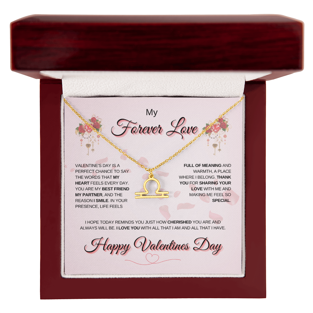 My Forever Love Zodiac Symbol Necklace: A Perfect Valentine's Day Keepsake