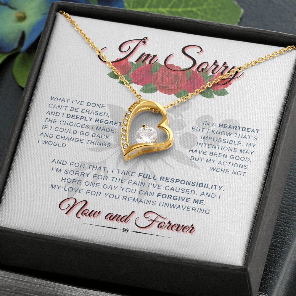 I'm Sorry Now & Forever | Forever Love Necklace